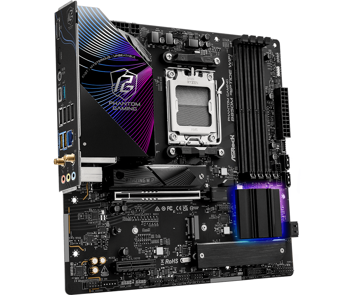ASROCK B850M Riptide WiFi New  - X870E Atx Motherboard recension och pris